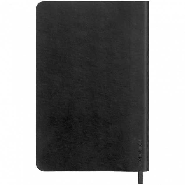 Ежедневник Neat, недатированный, черный с логотипом в Балашихе заказать по выгодной цене в кибермаркете AvroraStore