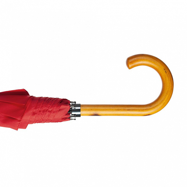 Зонт-трость LockWood ver.2, красный с логотипом в Балашихе заказать по выгодной цене в кибермаркете AvroraStore