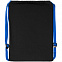 Рюкзак Nock, черный с синей стропой с логотипом в Балашихе заказать по выгодной цене в кибермаркете AvroraStore