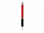 Ручка-стилус шариковая Ziggy синие чернила, красный/черный с логотипом в Балашихе заказать по выгодной цене в кибермаркете AvroraStore