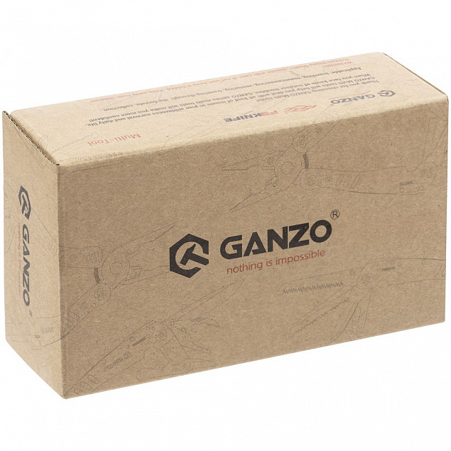 Мультитул Ganzo G202, серебристый с логотипом в Балашихе заказать по выгодной цене в кибермаркете AvroraStore