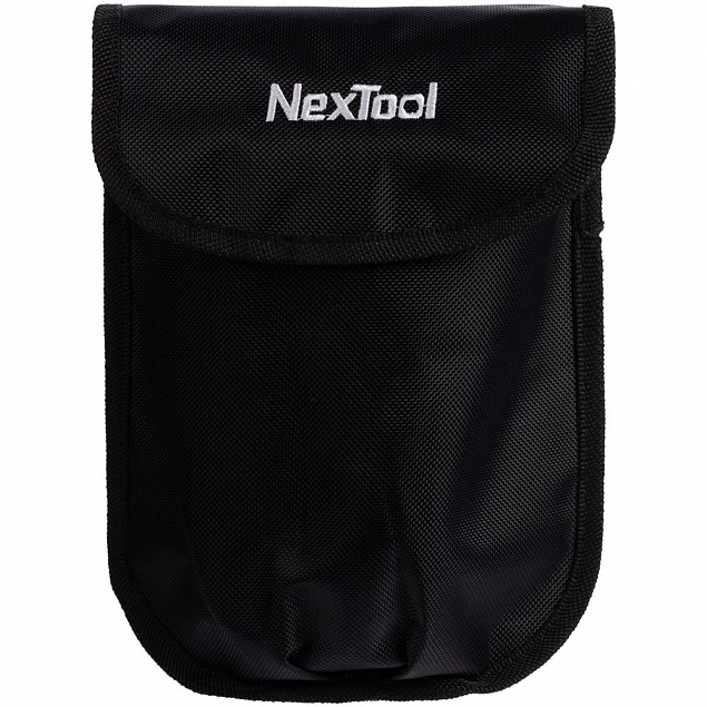 Складная лопата Nextool, черная с логотипом в Балашихе заказать по выгодной цене в кибермаркете AvroraStore