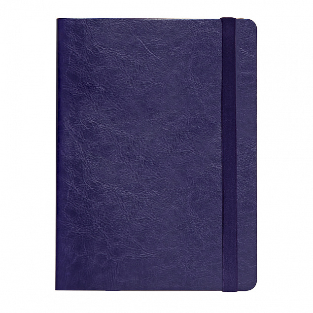 Ежедневник недатированный Boomer, А5,  фиолетовый, кремовый блок, без обреза с логотипом в Балашихе заказать по выгодной цене в кибермаркете AvroraStore