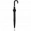 Зонт-трость Alu AC, черный с логотипом в Балашихе заказать по выгодной цене в кибермаркете AvroraStore
