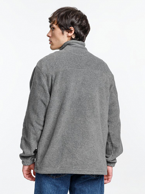 Куртка мужская North, серый меланж с логотипом в Балашихе заказать по выгодной цене в кибермаркете AvroraStore