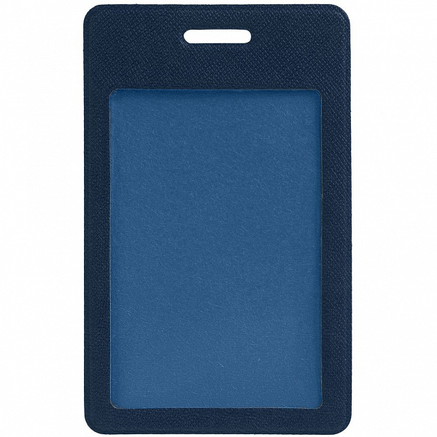 Чехол для карточки/пропуска Devon, синий с логотипом в Балашихе заказать по выгодной цене в кибермаркете AvroraStore