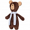 Игрушка Beastie Toys, мишка с белым шарфом с логотипом в Балашихе заказать по выгодной цене в кибермаркете AvroraStore