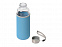 Бутылка для воды Pure c чехлом, 420 мл, голубой с логотипом в Балашихе заказать по выгодной цене в кибермаркете AvroraStore