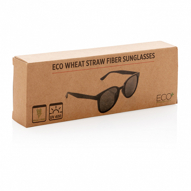 Солнцезащитные очки ECO, черный с логотипом в Балашихе заказать по выгодной цене в кибермаркете AvroraStore