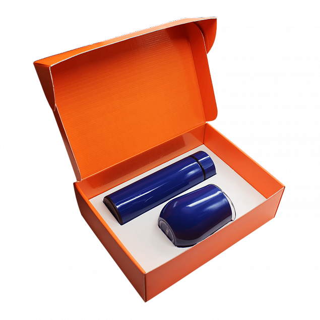Набор Hot Box C W, синий с логотипом в Балашихе заказать по выгодной цене в кибермаркете AvroraStore