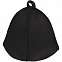 Банная шапка Heat Off, черная с логотипом в Балашихе заказать по выгодной цене в кибермаркете AvroraStore