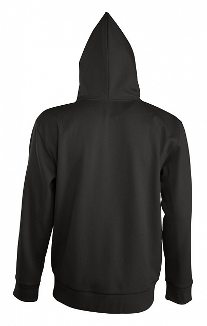 Толстовка мужская на молнии с капюшоном Seven Men, серый меланж с логотипом в Балашихе заказать по выгодной цене в кибермаркете AvroraStore
