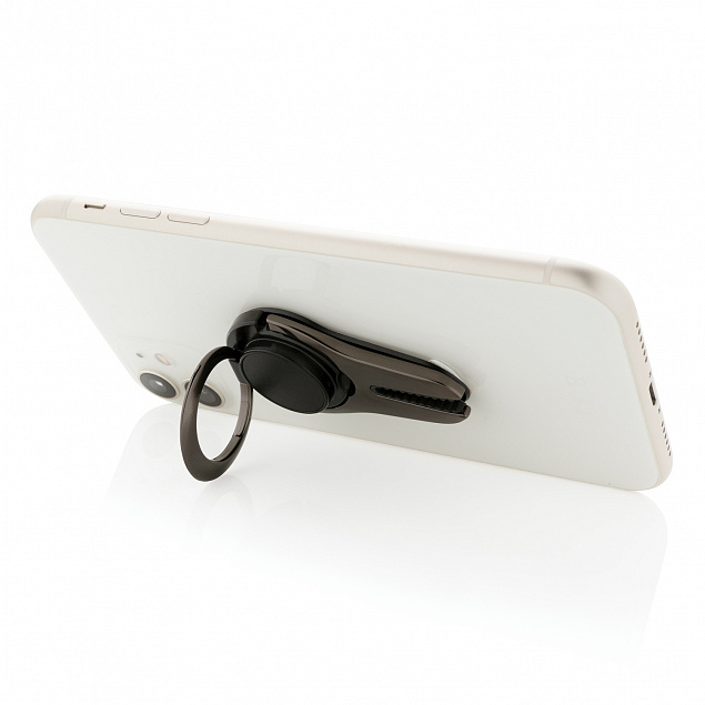 Автомобильный держатель для телефона с кольцом с логотипом в Балашихе заказать по выгодной цене в кибермаркете AvroraStore