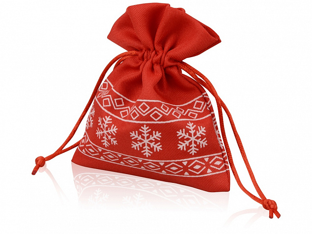 Мешочек подарочный новогодний с логотипом в Балашихе заказать по выгодной цене в кибермаркете AvroraStore