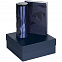 Набор Gems: ежедневник и термостакан, темно-синий с логотипом в Балашихе заказать по выгодной цене в кибермаркете AvroraStore