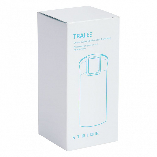 Термостакан Tralee, бирюзовый с логотипом в Балашихе заказать по выгодной цене в кибермаркете AvroraStore