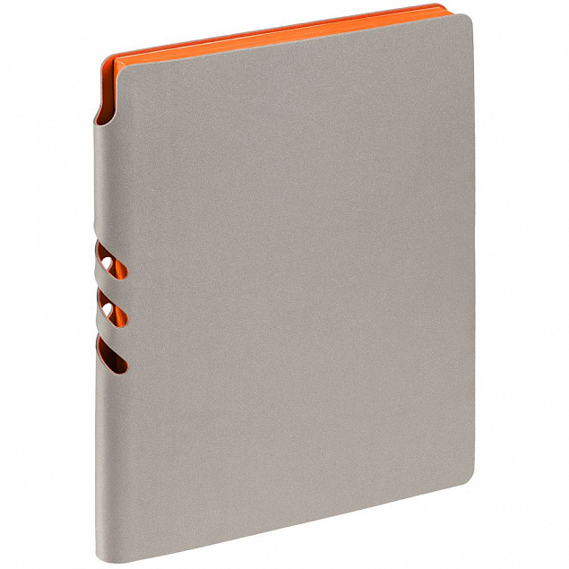 Набор Flexpen Energy, серебристо-оранжевый с логотипом в Балашихе заказать по выгодной цене в кибермаркете AvroraStore