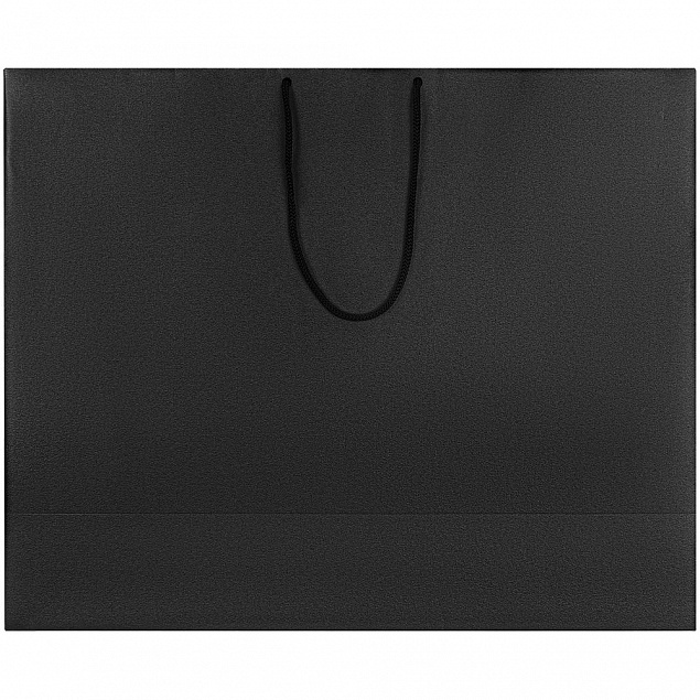 Пакет бумажный «Блеск», большой, черный с логотипом в Балашихе заказать по выгодной цене в кибермаркете AvroraStore