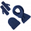 Шарф Nordkyn, синий меланж с логотипом в Балашихе заказать по выгодной цене в кибермаркете AvroraStore