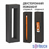 Набор ручка "Jupiter" + флеш-карта "Vostok" 16 Гб в футляре, оранжевый, покрытие soft touch