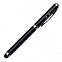 Шариковая ручка с лазерной указкой Supreme, черная с логотипом в Балашихе заказать по выгодной цене в кибермаркете AvroraStore