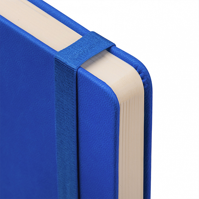 Ежедневник недатированный HAMILTON, A5, ярко-синий, кремовый блок с логотипом в Балашихе заказать по выгодной цене в кибермаркете AvroraStore