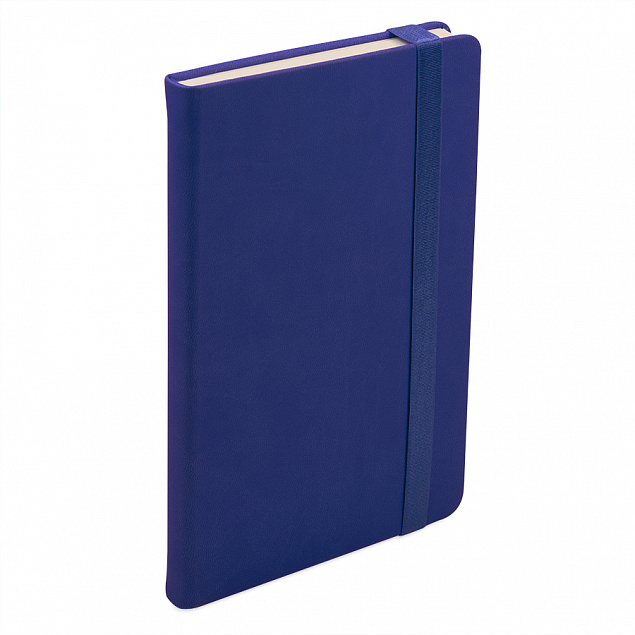 Ежедневник недатированный HAMILTON, A5, темно-синий, кремовый блок с логотипом в Балашихе заказать по выгодной цене в кибермаркете AvroraStore