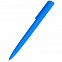Ручка пластиковая Lavy софт-тач, светло-синяя с логотипом в Балашихе заказать по выгодной цене в кибермаркете AvroraStore