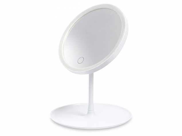 Косметическое зеркало с LED-подсветкой «Beautific» с логотипом в Балашихе заказать по выгодной цене в кибермаркете AvroraStore