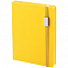 Ежедневник New Factor Metal, желтый с логотипом в Балашихе заказать по выгодной цене в кибермаркете AvroraStore