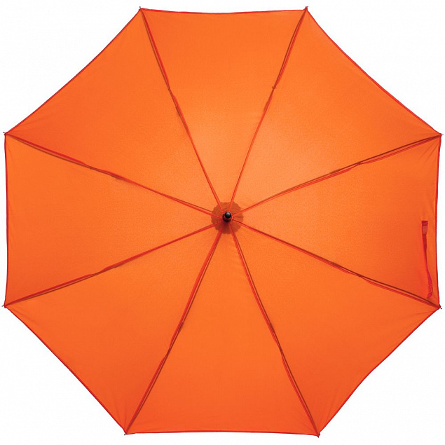 Зонт-трость Color Play, оранжевый с логотипом в Балашихе заказать по выгодной цене в кибермаркете AvroraStore