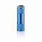 Алюминиевый фонарик Quattro, синий с логотипом в Балашихе заказать по выгодной цене в кибермаркете AvroraStore