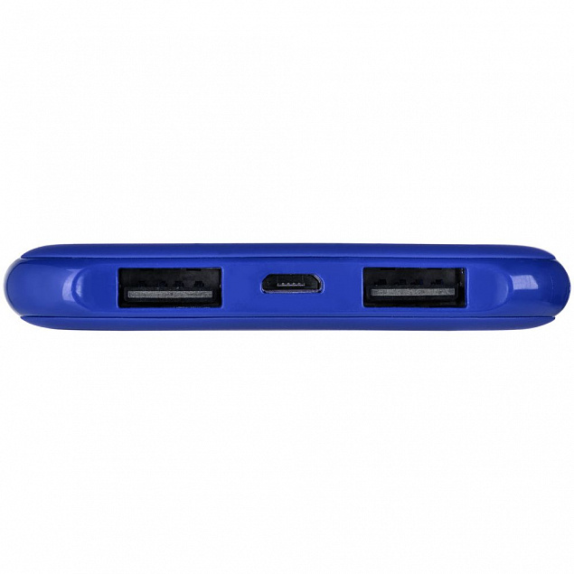 Внешний аккумулятор Uniscend Half Day Compact 5000 мAч, синий с логотипом в Балашихе заказать по выгодной цене в кибермаркете AvroraStore