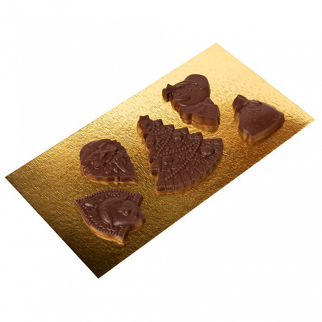 Набор фигурного шоколада Choco New Year на заказ с логотипом в Балашихе заказать по выгодной цене в кибермаркете AvroraStore