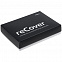 Портмоне reCover с аккумулятором 4000 мАч, черное с логотипом в Балашихе заказать по выгодной цене в кибермаркете AvroraStore