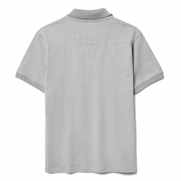 Рубашка поло мужская Virma Stretch, серый меланж с логотипом в Балашихе заказать по выгодной цене в кибермаркете AvroraStore
