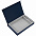 Коробка Silk с ложементом под ежедневник и ручку, синяя с логотипом в Балашихе заказать по выгодной цене в кибермаркете AvroraStore