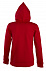 Толстовка женская на молнии с капюшоном Seven Women 290, красная с логотипом в Балашихе заказать по выгодной цене в кибермаркете AvroraStore