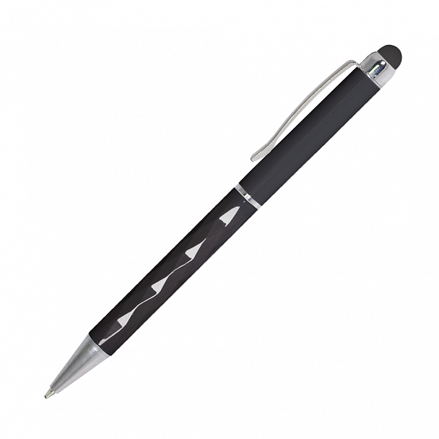 Шариковая ручка Crystal, черная с логотипом в Балашихе заказать по выгодной цене в кибермаркете AvroraStore
