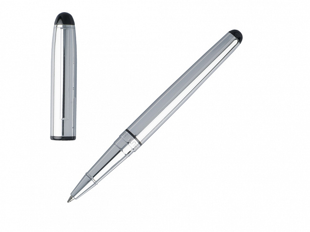 Ручка роллер Leap Chrome с логотипом в Балашихе заказать по выгодной цене в кибермаркете AvroraStore