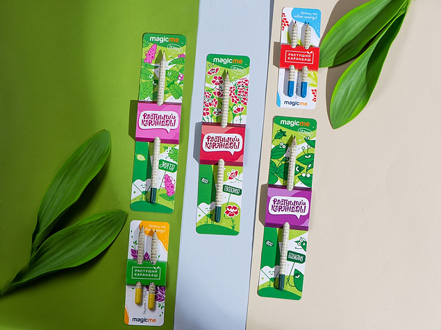 «Растущий карандаш» с семенами базилика с логотипом в Балашихе заказать по выгодной цене в кибермаркете AvroraStore