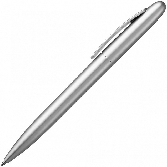 Ручка шариковая Moor Silver, серебристая с логотипом в Балашихе заказать по выгодной цене в кибермаркете AvroraStore