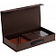 Коробка с ручкой Platt, коричневая с логотипом в Балашихе заказать по выгодной цене в кибермаркете AvroraStore