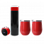 Набор Hot Box Duo C2B grey (черный с красным) с логотипом в Балашихе заказать по выгодной цене в кибермаркете AvroraStore