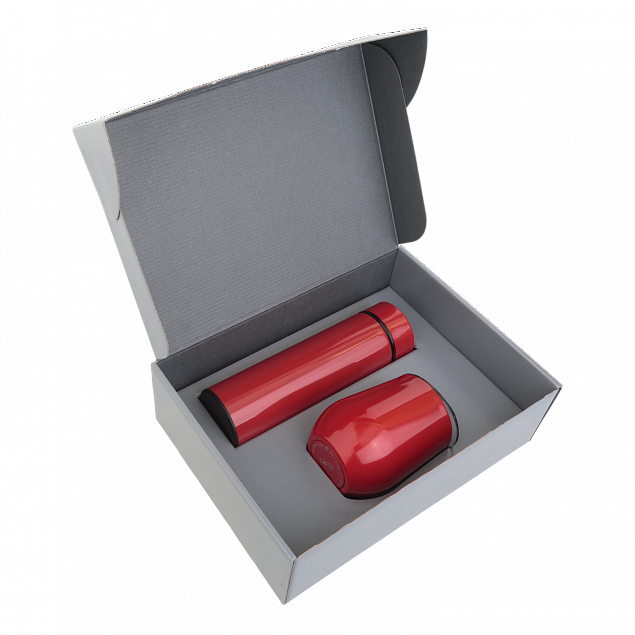 Набор Hot Box C grey (красный) с логотипом в Балашихе заказать по выгодной цене в кибермаркете AvroraStore
