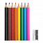 Набор Hobby с цветными карандашами и точилкой, синий с логотипом в Балашихе заказать по выгодной цене в кибермаркете AvroraStore