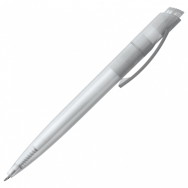 Ручка шариковая Profit, белая с логотипом в Балашихе заказать по выгодной цене в кибермаркете AvroraStore