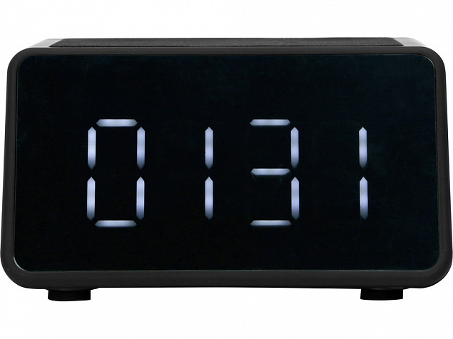 Беспроводная колонка с часами и функцией беспроводной зарядки «Sentry» с логотипом в Балашихе заказать по выгодной цене в кибермаркете AvroraStore