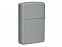 Зажигалка ZIPPO Classic с покрытием Flat Grey с логотипом в Балашихе заказать по выгодной цене в кибермаркете AvroraStore