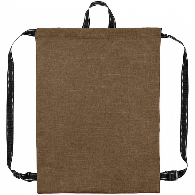 Рюкзак-мешок Melango, коричневый с логотипом в Балашихе заказать по выгодной цене в кибермаркете AvroraStore